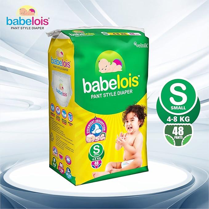 babelois Pant Style Diaper - S (48 Pieces) - Image 2