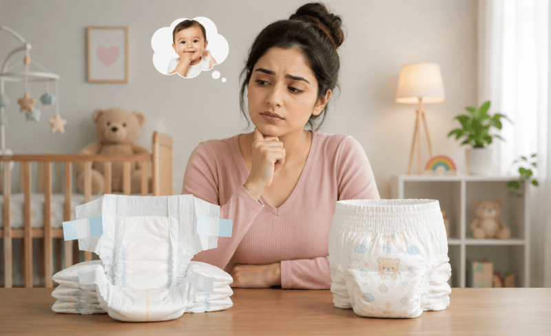 Tape vs Pant Diapers: Which Is Better for Babies? Tape vs Pant Diapers: Which Is Better for Babies?