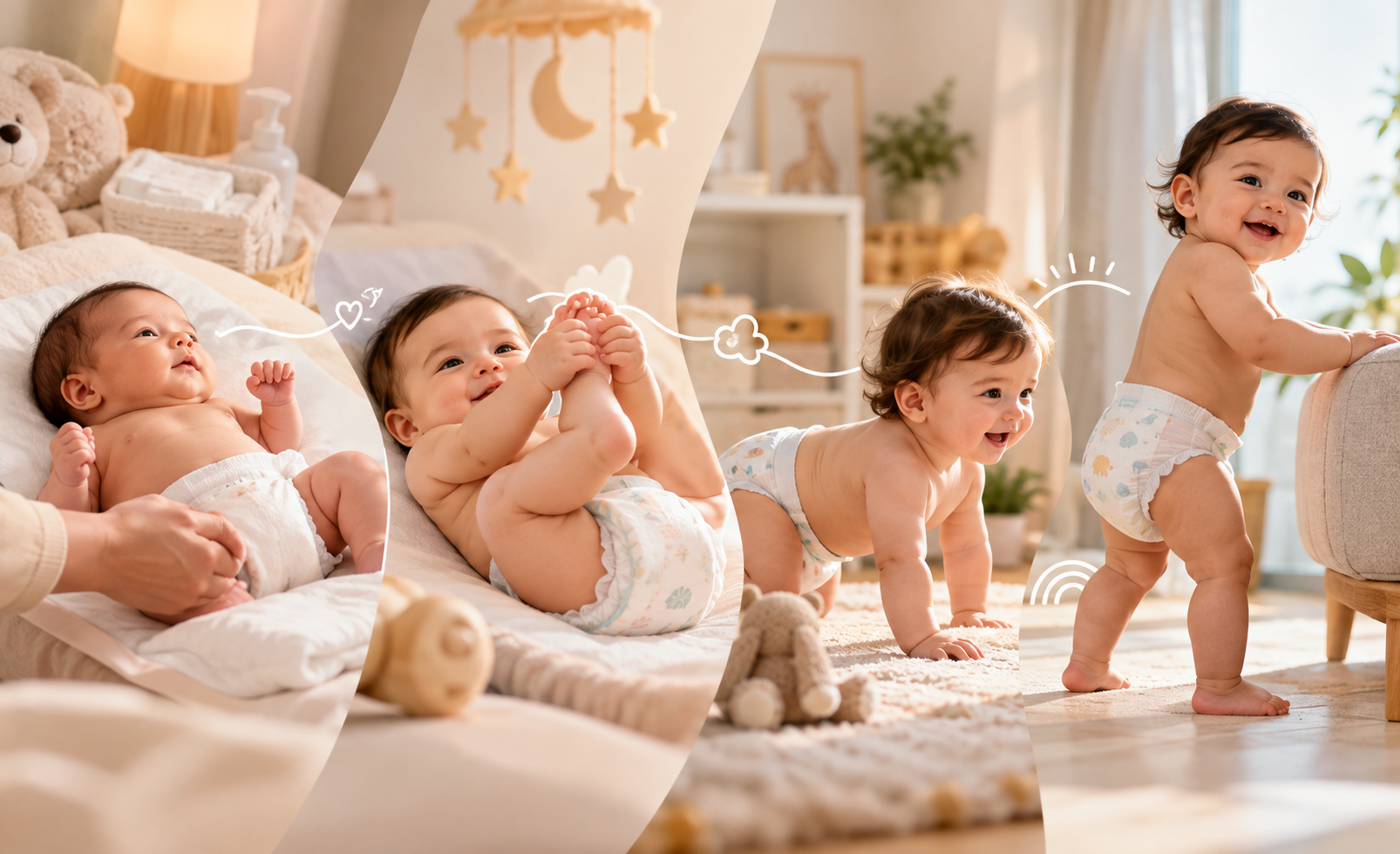 How Diapering Changes as Your Baby Grows Babelois