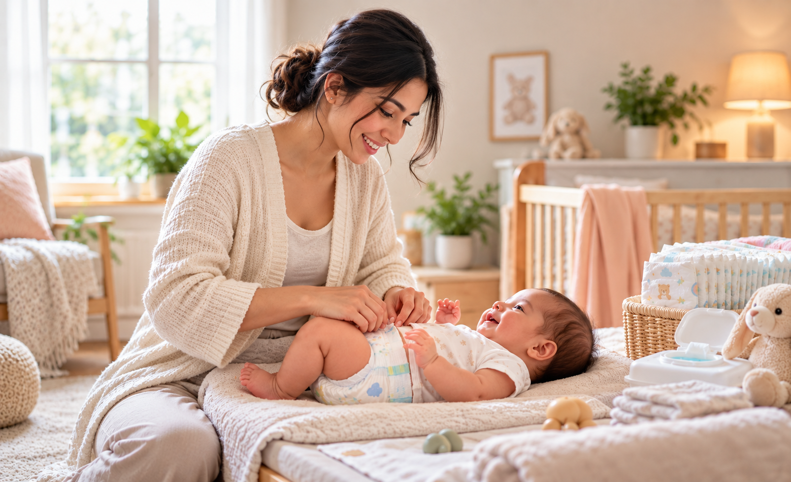 Newborn Diapering Guide Tips for the First 100 Days Newborn Diapering Guide Tips for the First 100 Days