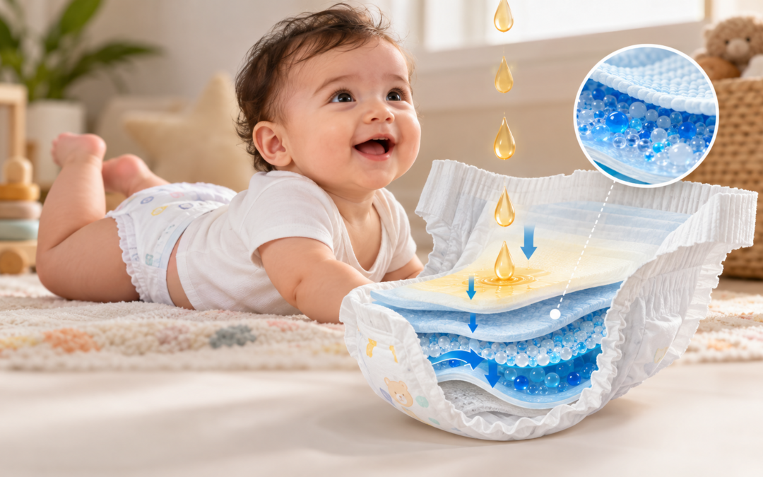 What Really Happens Inside a Diaper After Your Baby Pees?