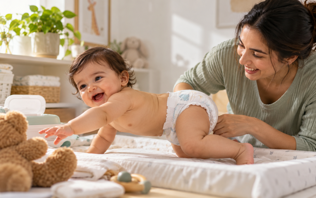 Why Do Diaper Changes Become a Battle Once Babies Start Moving?